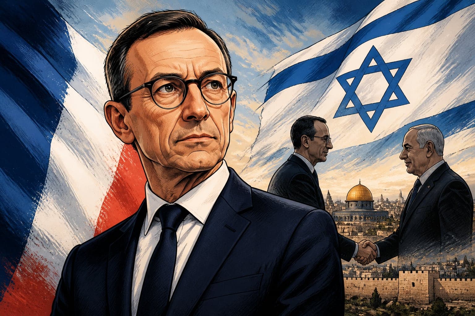 Bruno Retailleau défend les liens avec Israël en vue de 2027