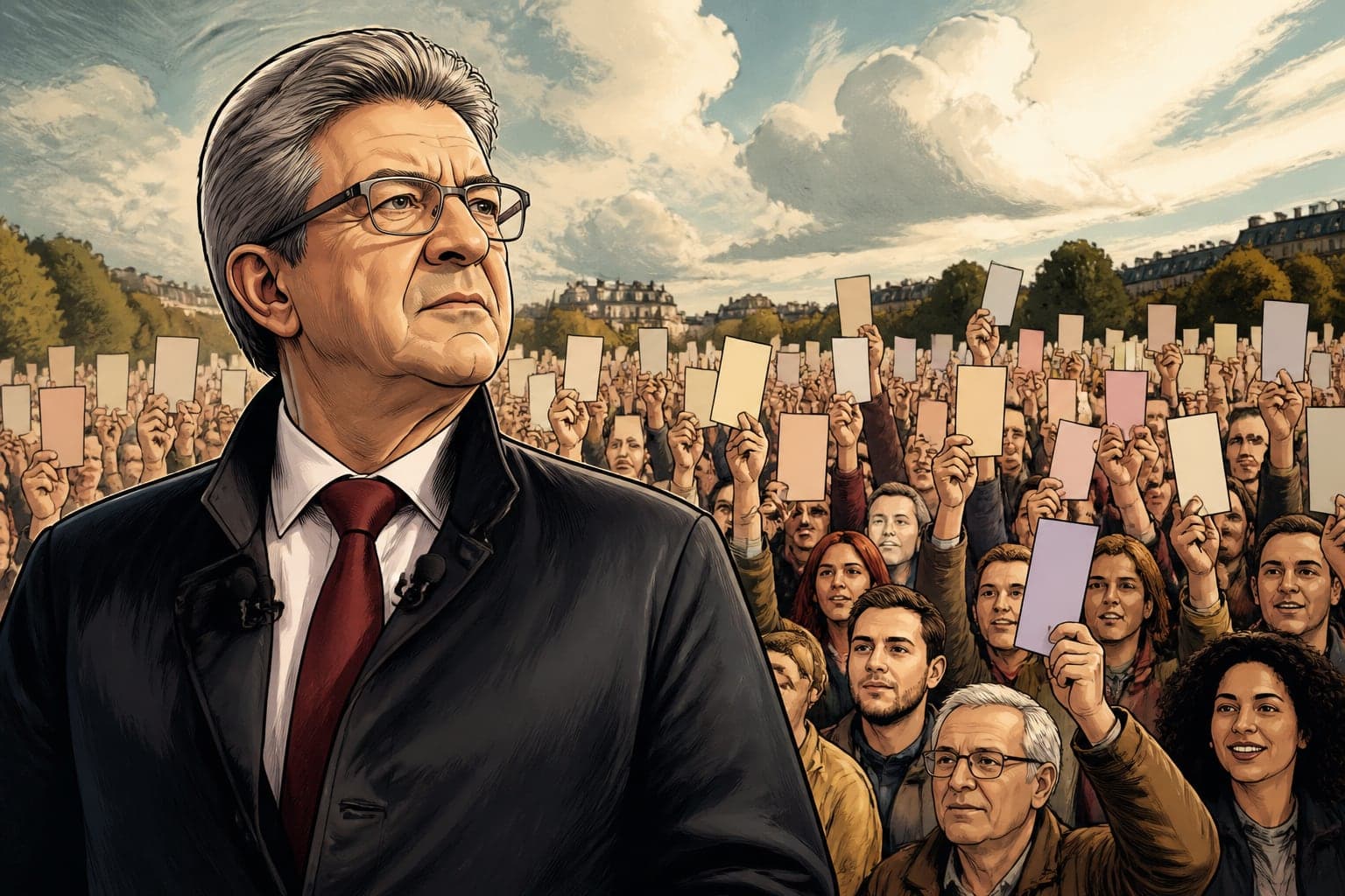 Jean-Luc Mélenchon revendique 400 000 parrainages citoyens