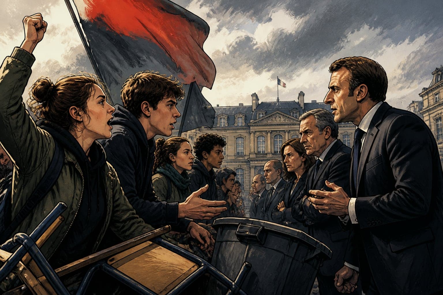 Blocages des lycées : jeunes militants et exécutif sous tension