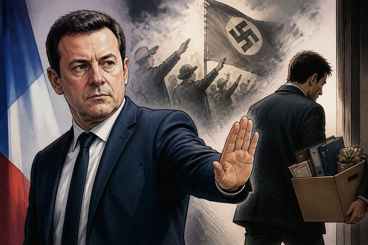 Franck Allisio (RN) écarte son assistant pour apologie du nazisme