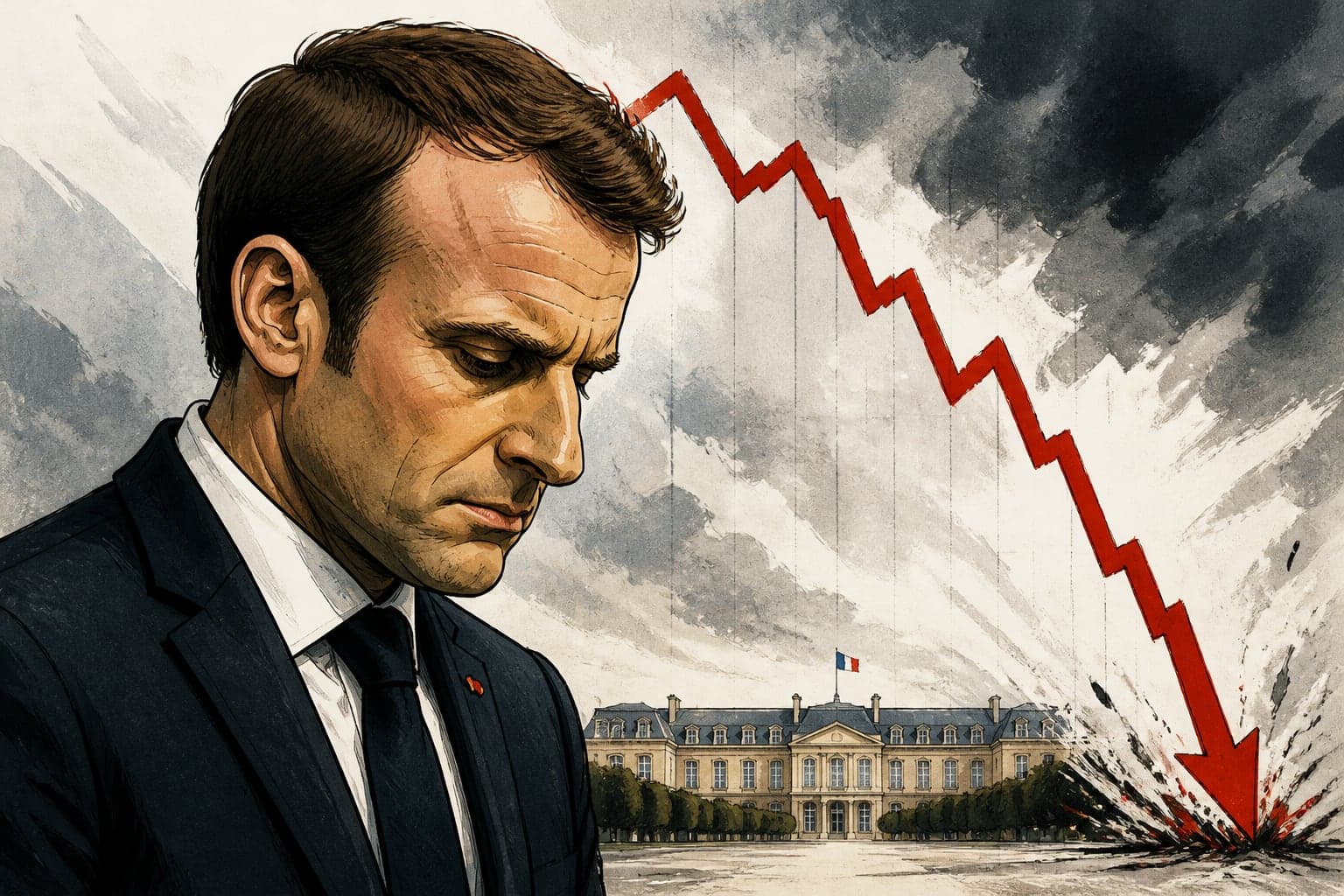 Emmanuel Macron enregistre une chute de popularité historique