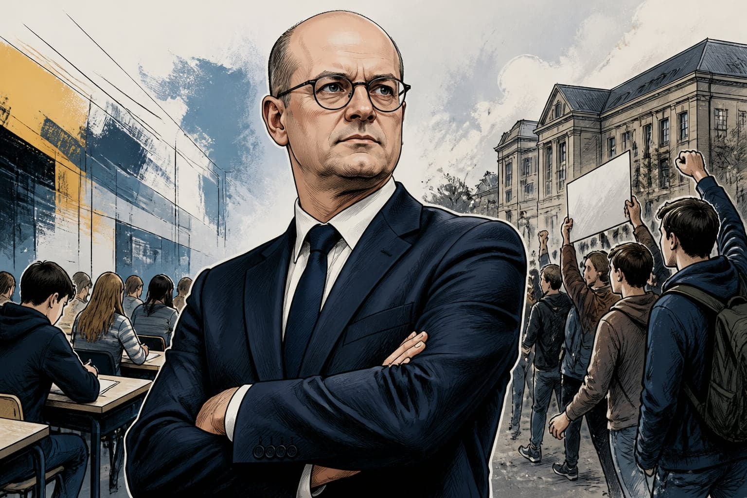 Jean-Michel Blanquer assume sa réforme contestée du lycée