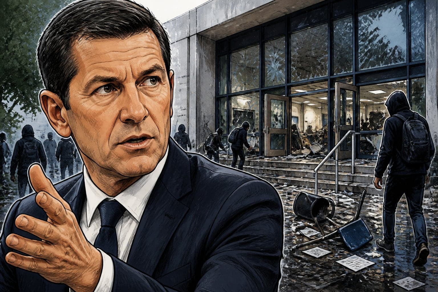 David Lisnard réagit au saccage de la faculté de Nantes