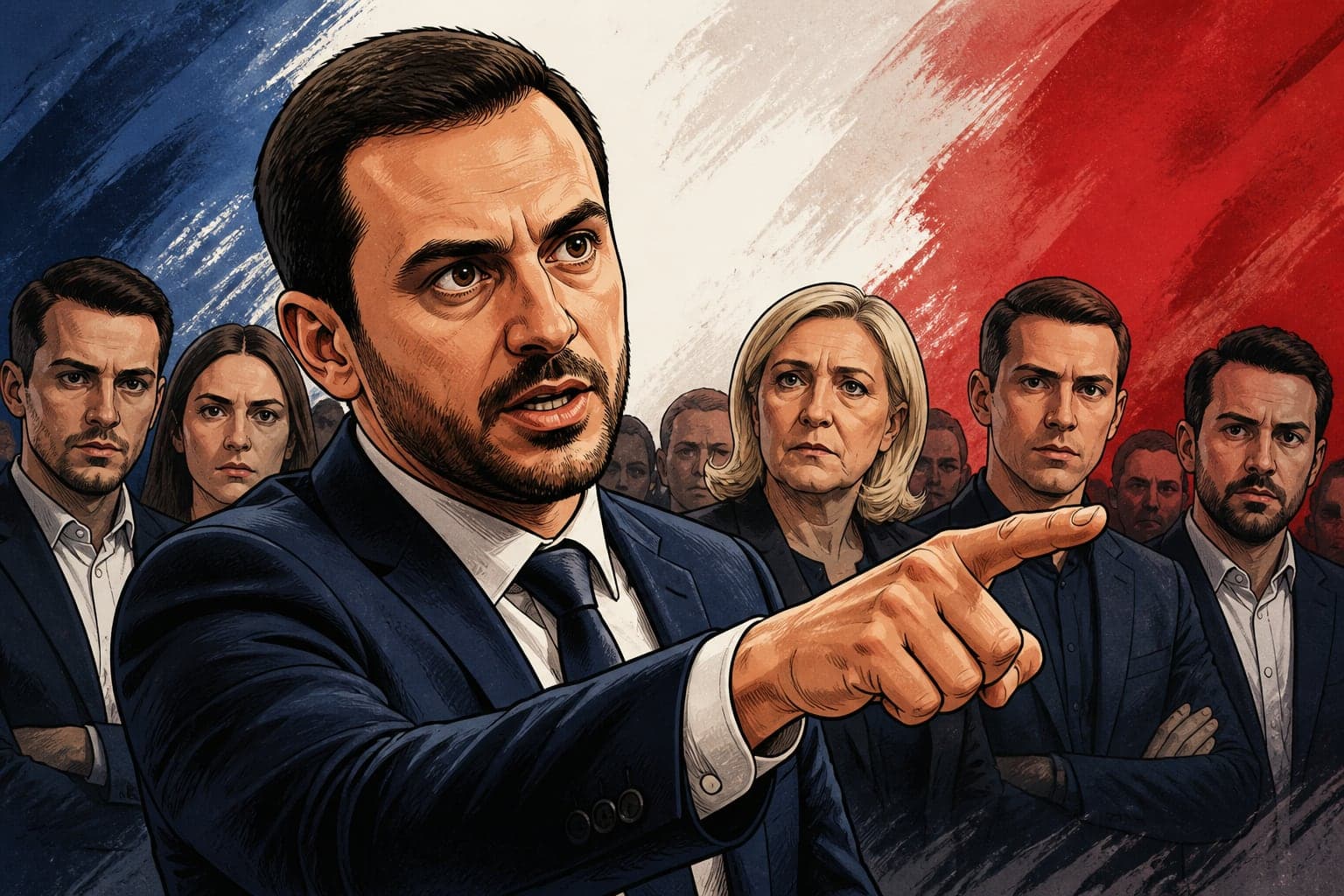 Jean-Philippe Tanguy fixe le cap du RN entre discipline interne et diplomatie