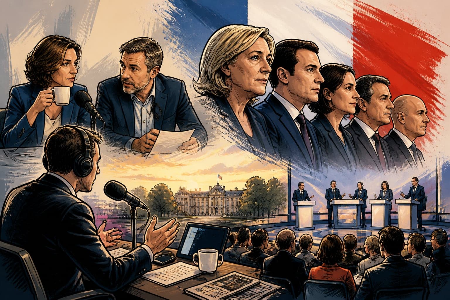Les matinales et débats du dimanche accélèrent la campagne 2027