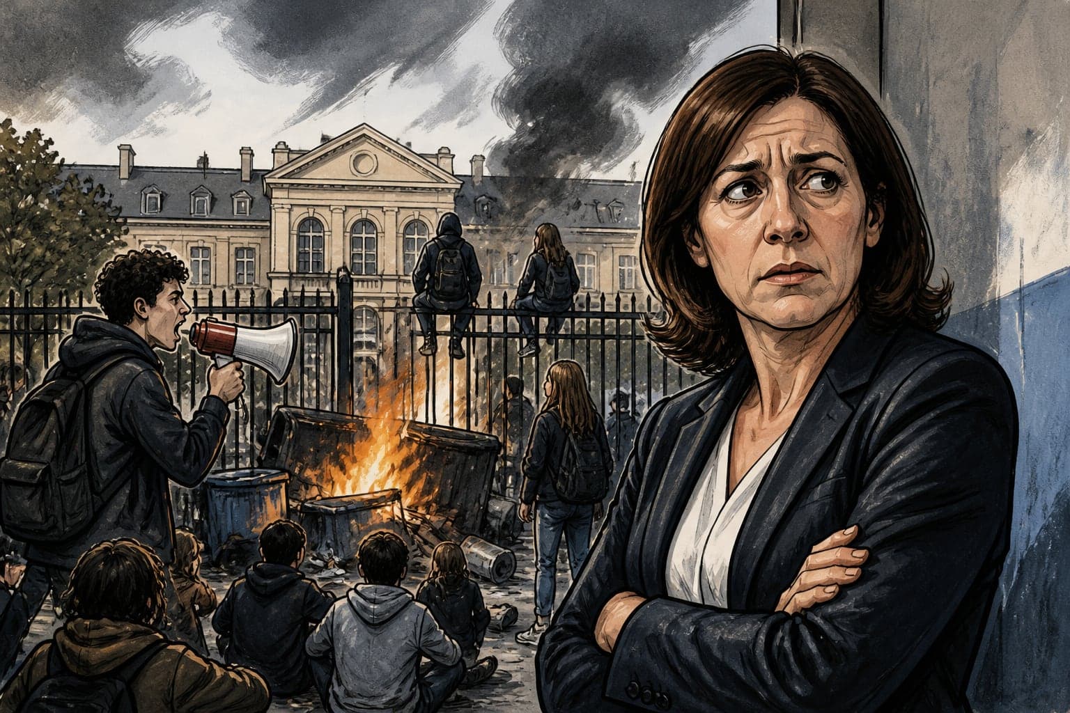 Blocages lycéens : la mobilisation s'intensifie avant un acte V mardi