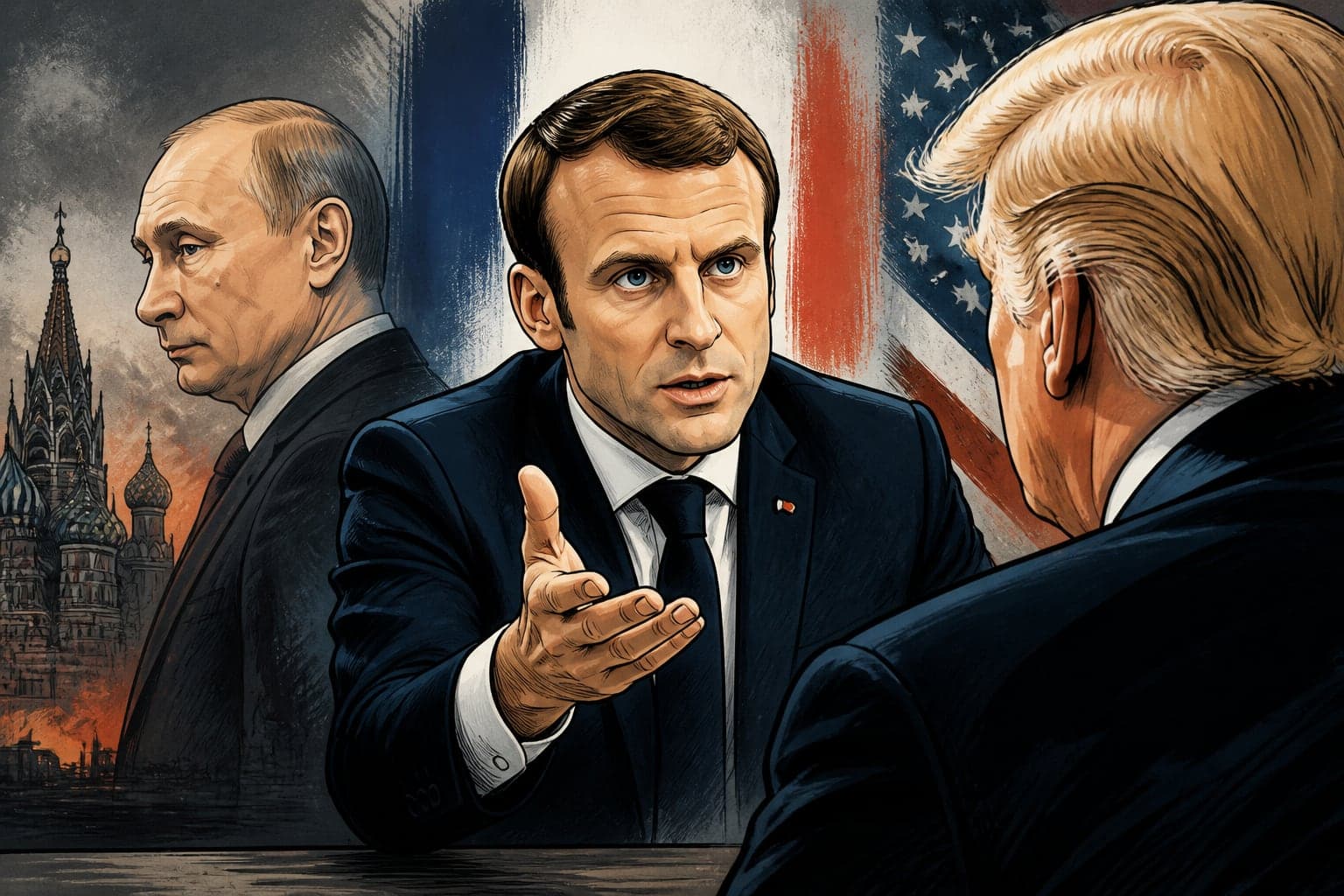 Ukraine : le duel Trump-Poutine bouscule Macron et piège les oppositions