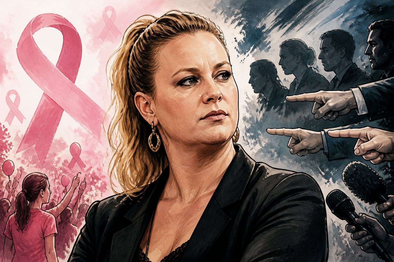 Mathilde Panot au cœur d'une polémique sur Octobre rose