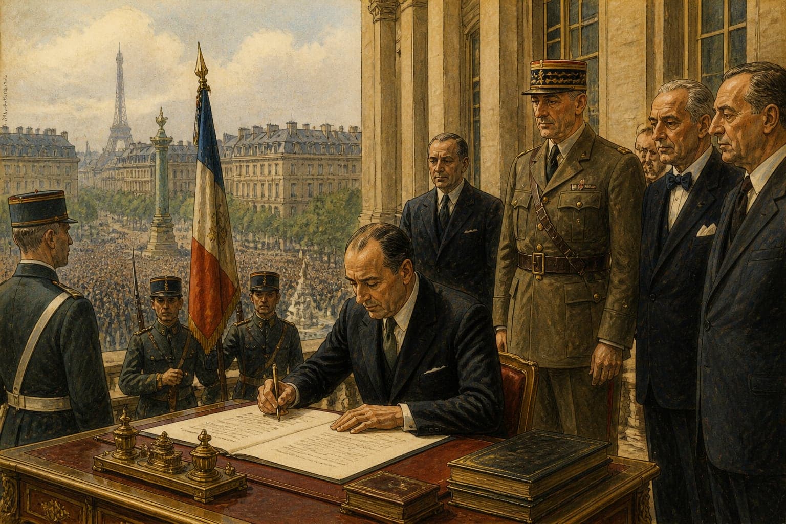 J-187 · La Constitution de la Ve République est promulguée