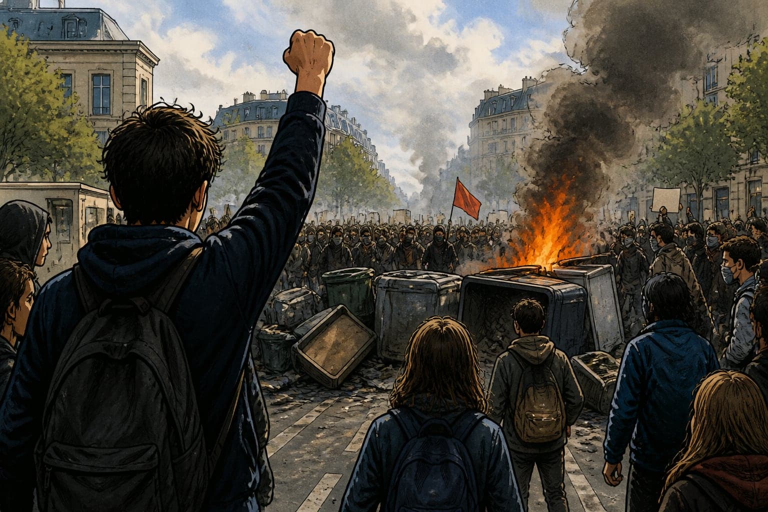 Mouvement lycéen : blocages et manifestations pour l'acte 5