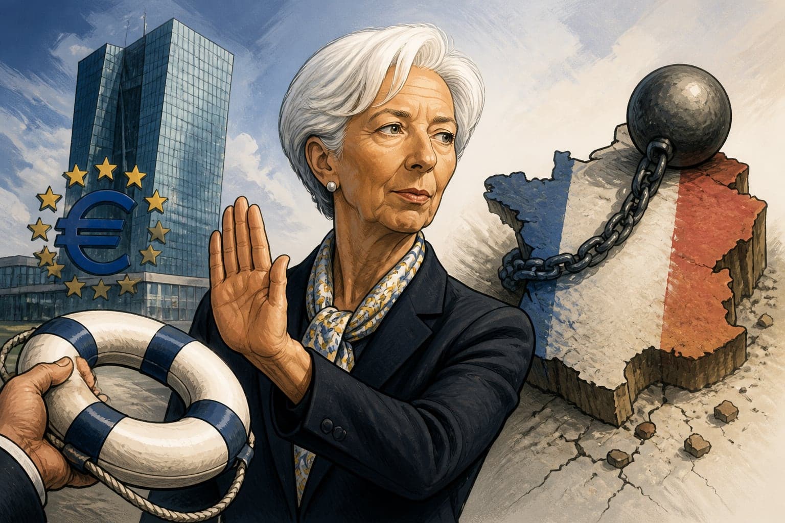 Dette française : Christine Lagarde écarte une aide de la BCE
