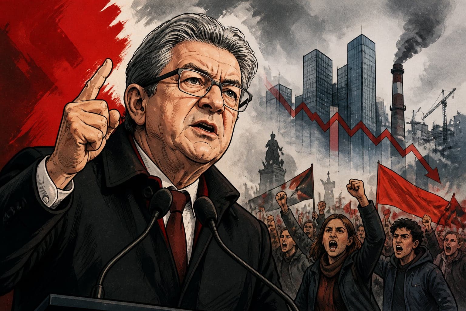 Jean-Luc Mélenchon durcit sa ligne et engrange des soutiens communistes