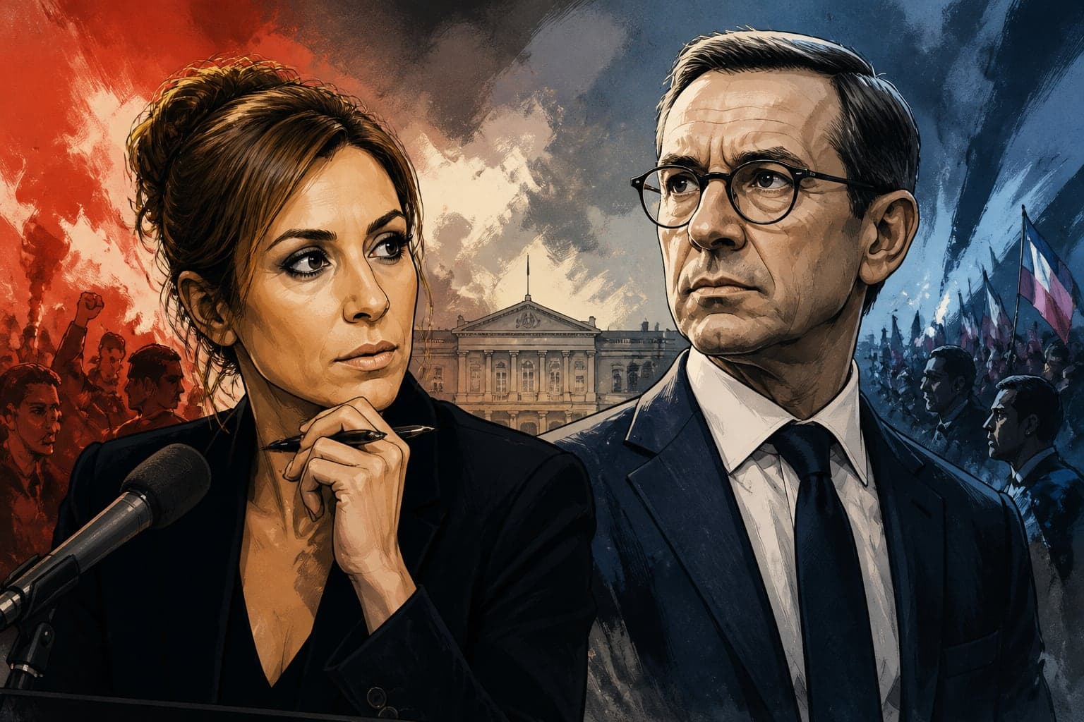 Léa Salamé et Bruno Retailleau au cœur des tensions politiques