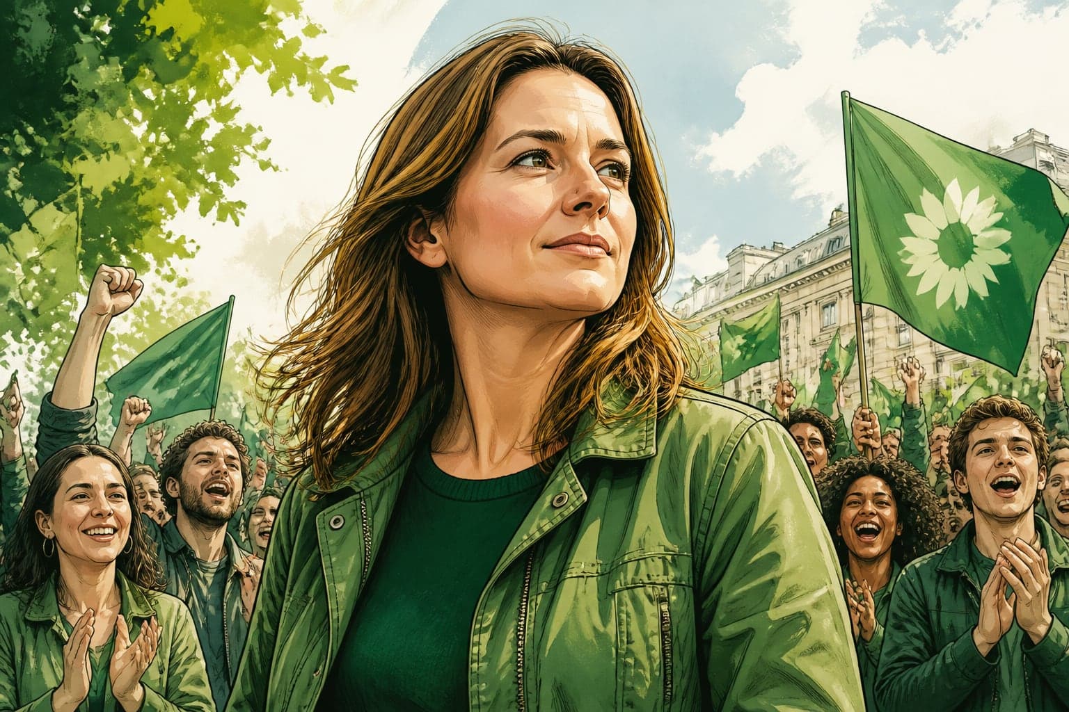 Marine Tondelier reprend sa campagne pour 2027 après son congé maternité
