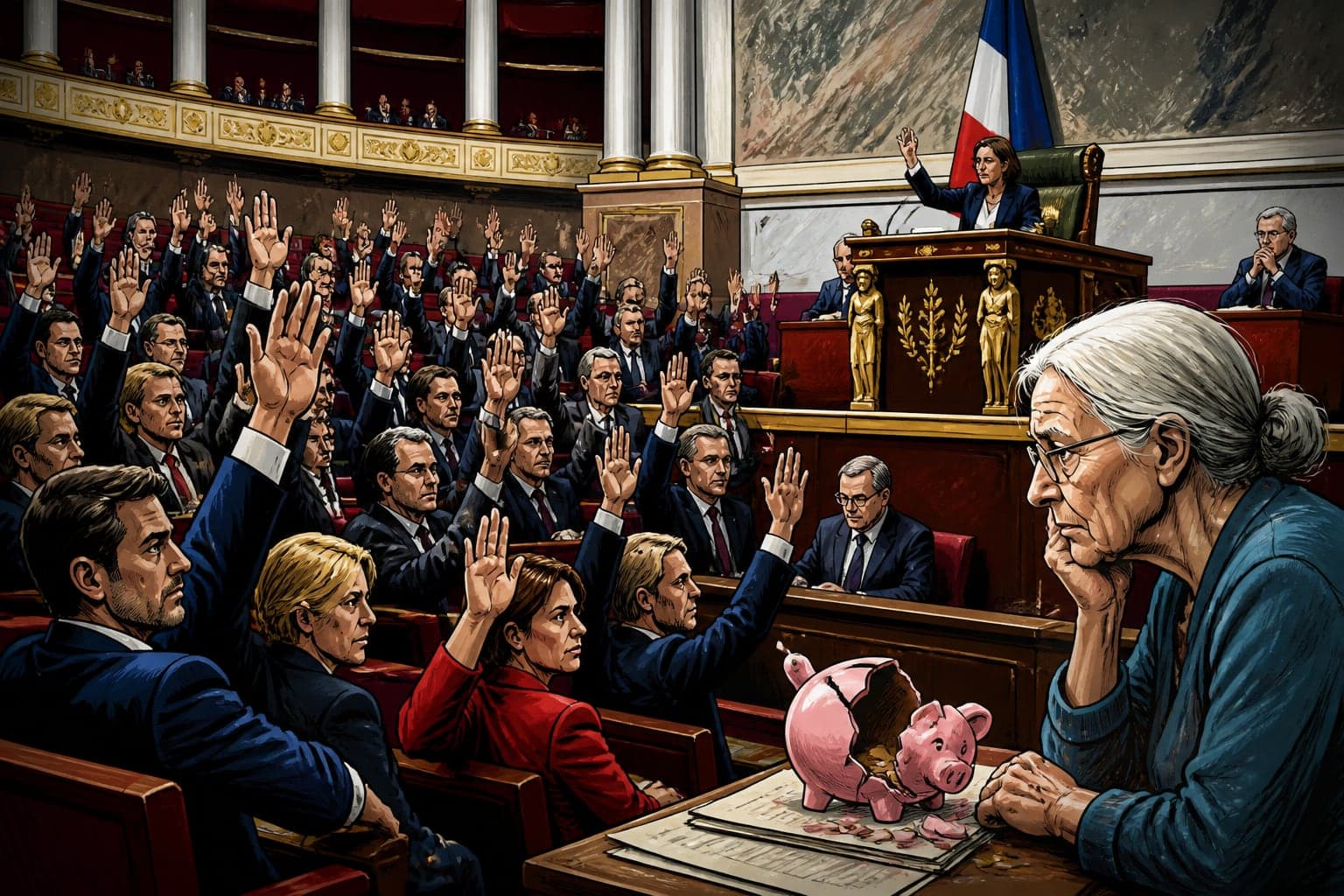 Retraites : l'Assemblée rejette le rabot fiscal, Kasbarian fustige l'électoralisme