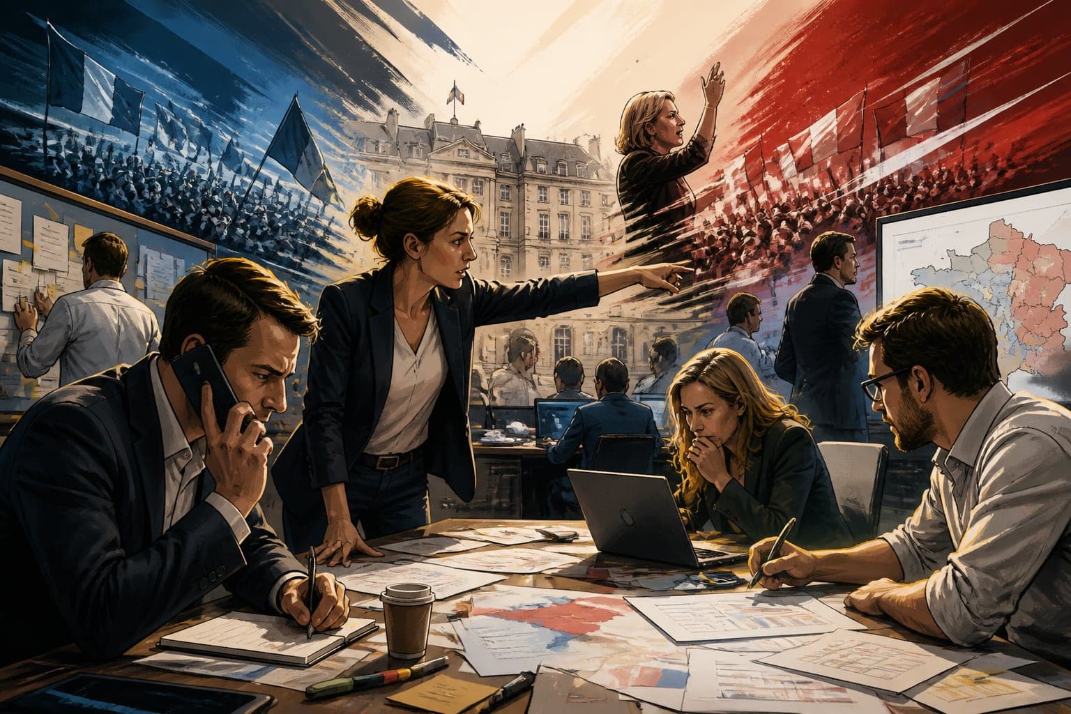 Les états-majors politiques accélèrent le tempo de campagne