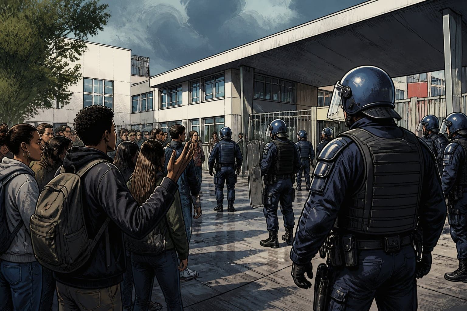 Lycée de Saint-Denis : polémique après l'intervention policière