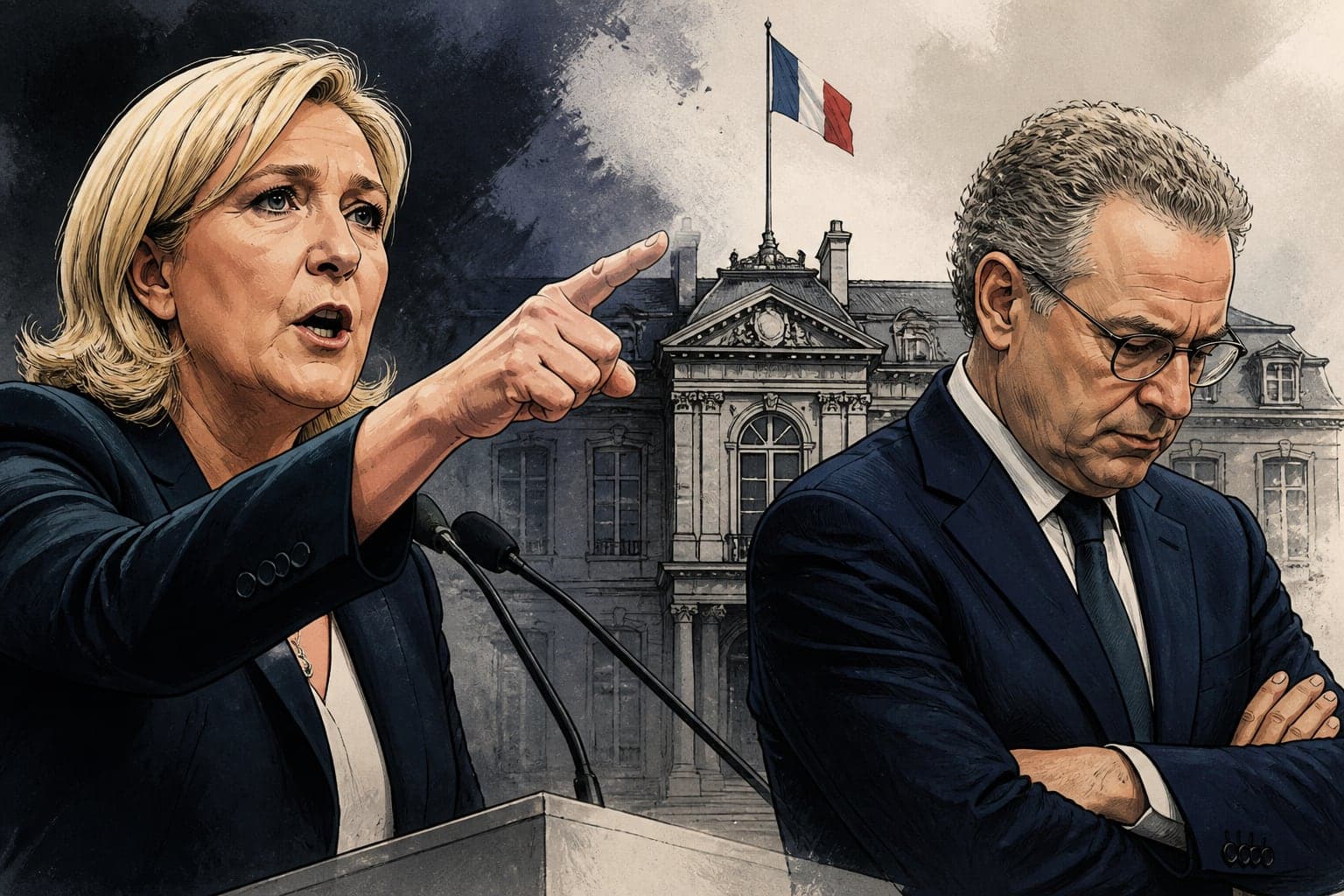 Le RN réclame le départ de Richard Ferrand et d’Emmanuel Moulin