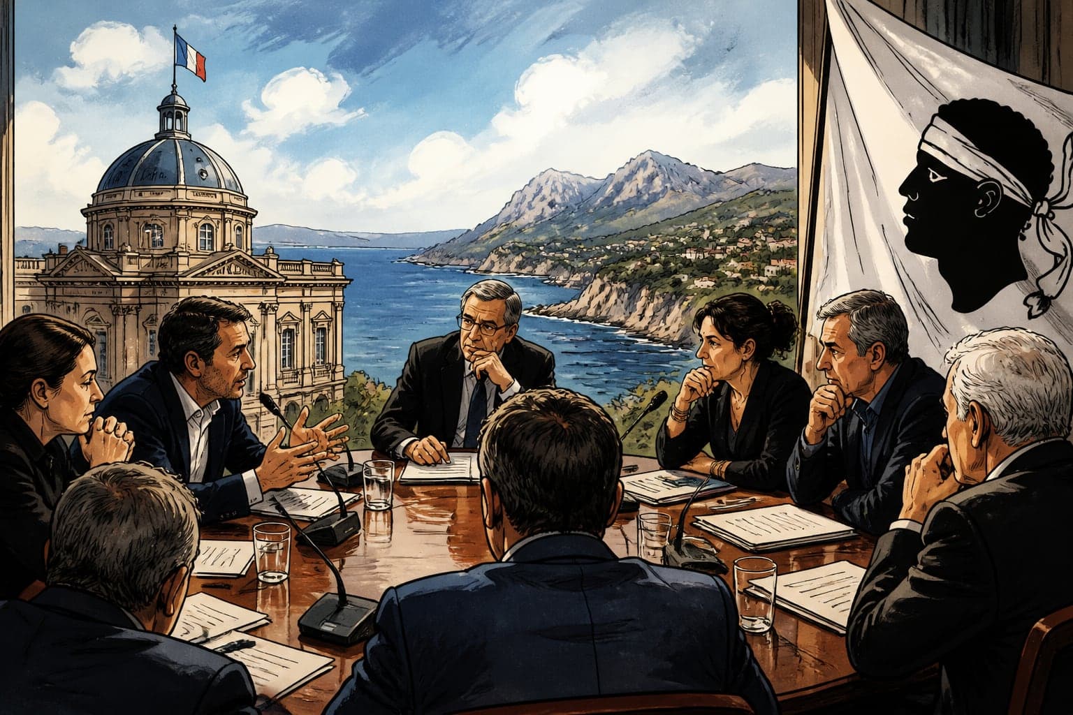 Autonomie de la Corse : le Sénat consulte les élus insulaires