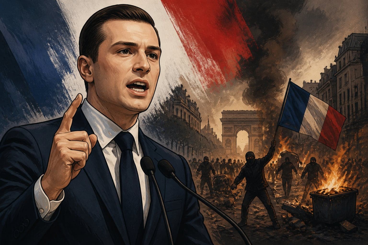Mobilisation du 17 octobre : Jordan Bardella dénonce « la France du chaos »