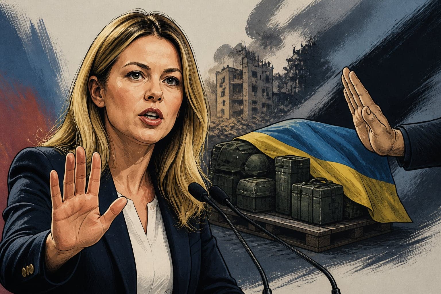 Laure Lavalette (RN) réclame l'arrêt des aides à l'Ukraine