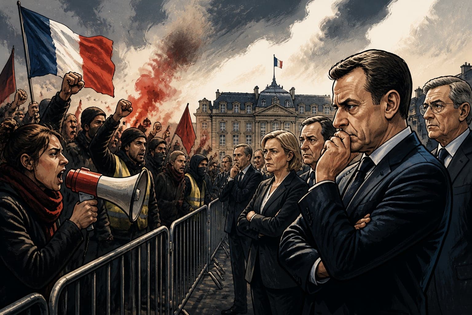 Contestation du 17 octobre : tensions politiques et heurts lycéens à Paris
