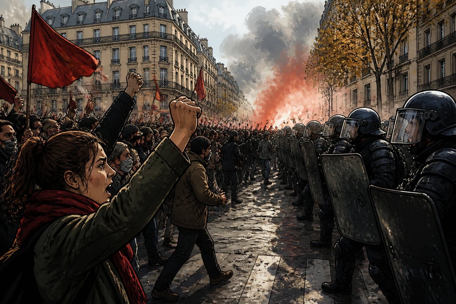Mobilisation du 17 octobre : violences, blocages et fracture politique