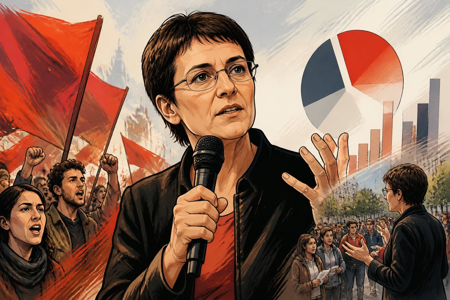 Nathalie Arthaud commente les sondages et accélère sa campagne