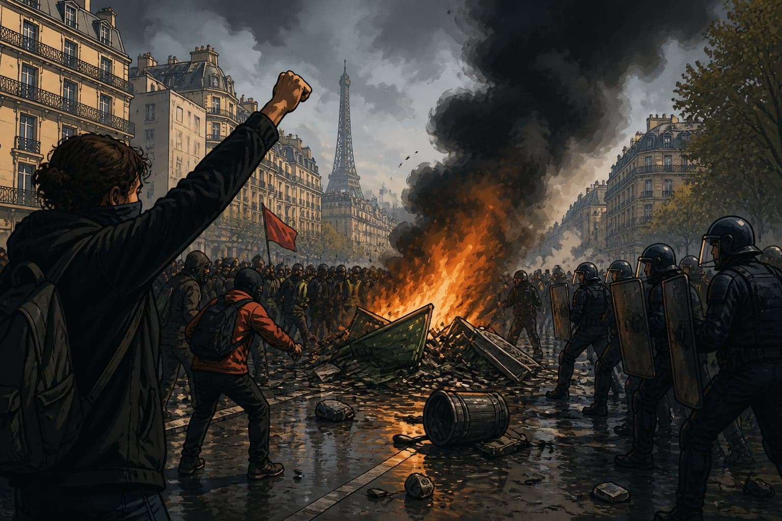 Mobilisation contre la vie chère : heurts et dégâts à Paris