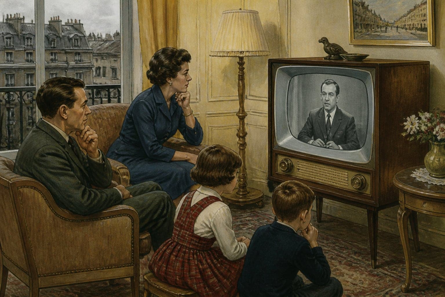 J-181 · La première campagne officielle à la télévision