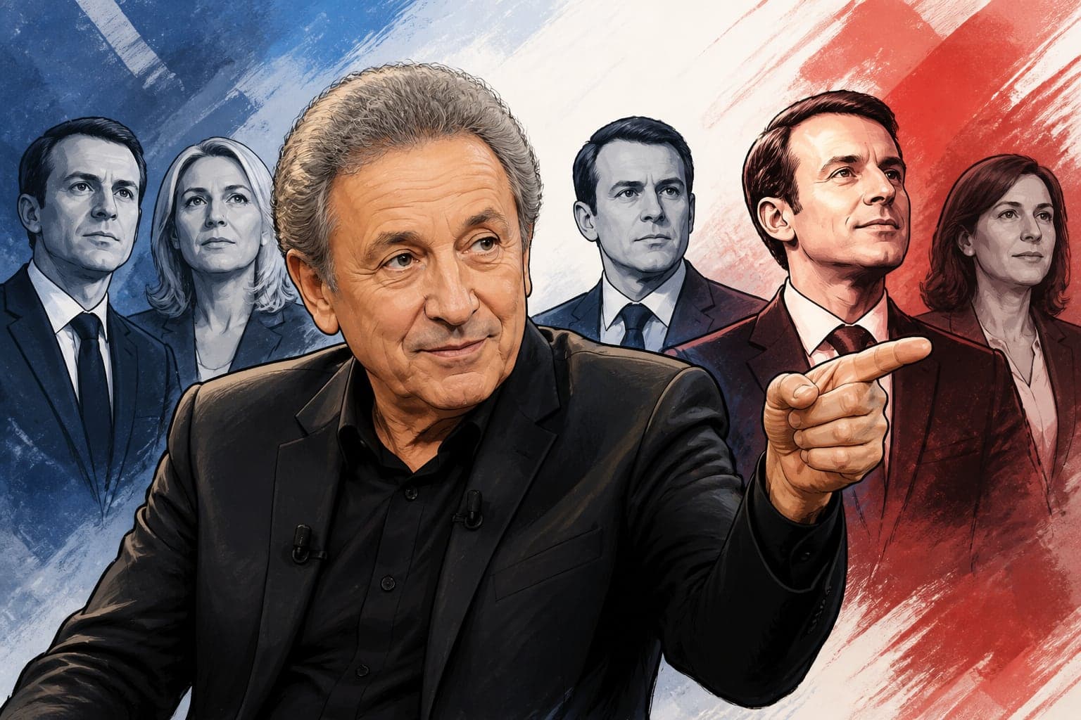 Michel Drucker sort de sa réserve et affiche son favori