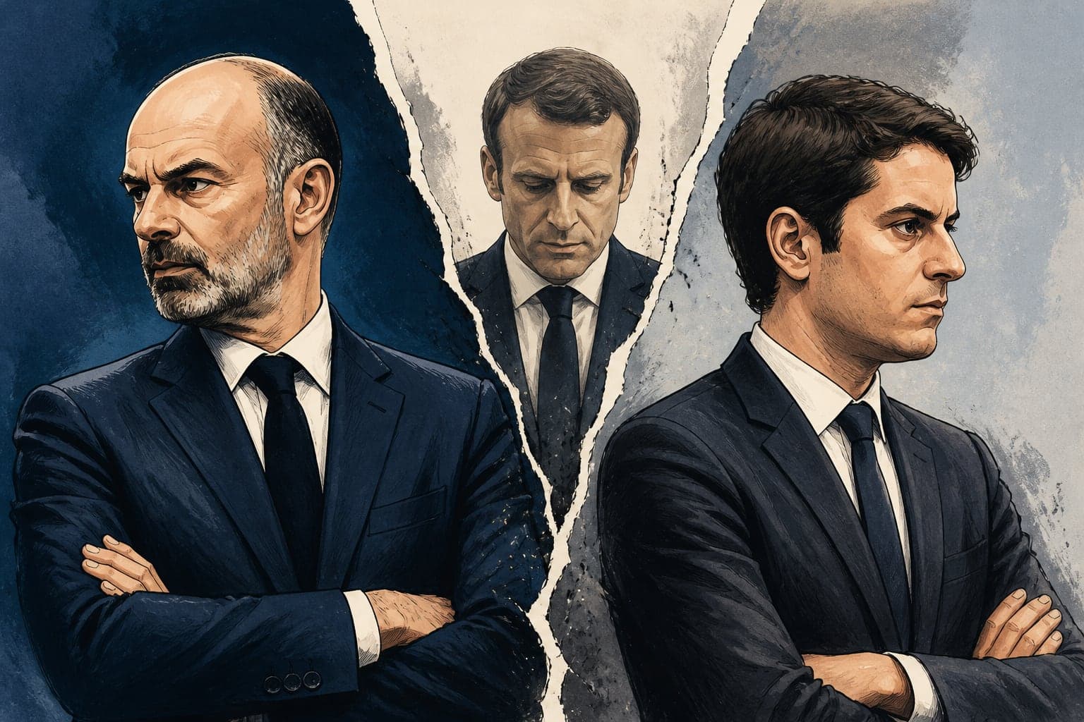 Philippe et Attal actent leur rupture avec Emmanuel Macron