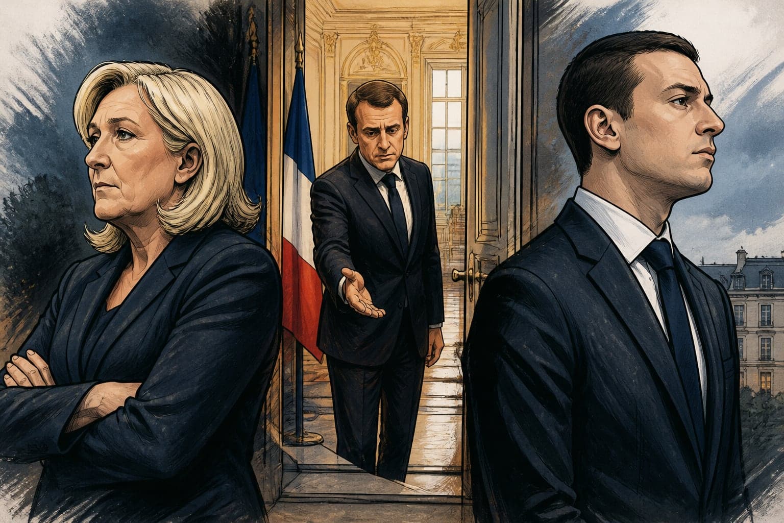 Réunion Lecornu : Le Pen et Bardella refusent de se déplacer