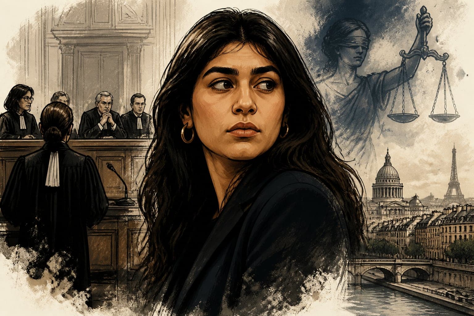 Rima Hassan jugée à Paris pour apologie du terrorisme