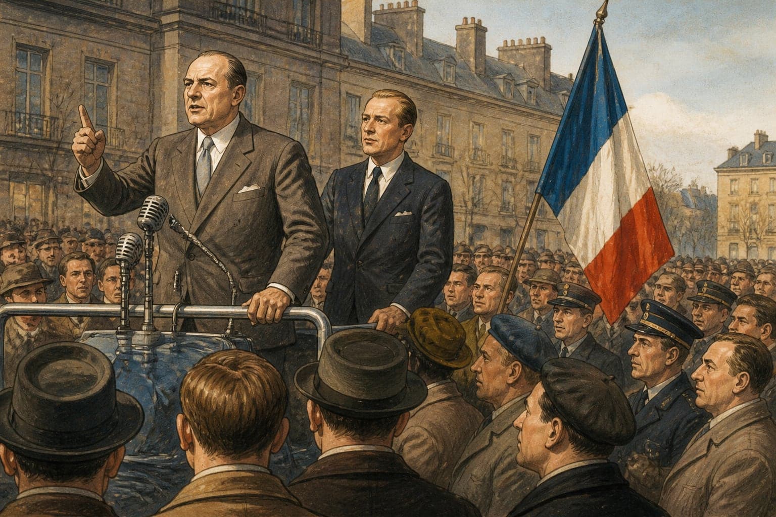 J-179 · Tixier-Vignancour, 5,20 %, avec Le Pen comme directeur de campagne