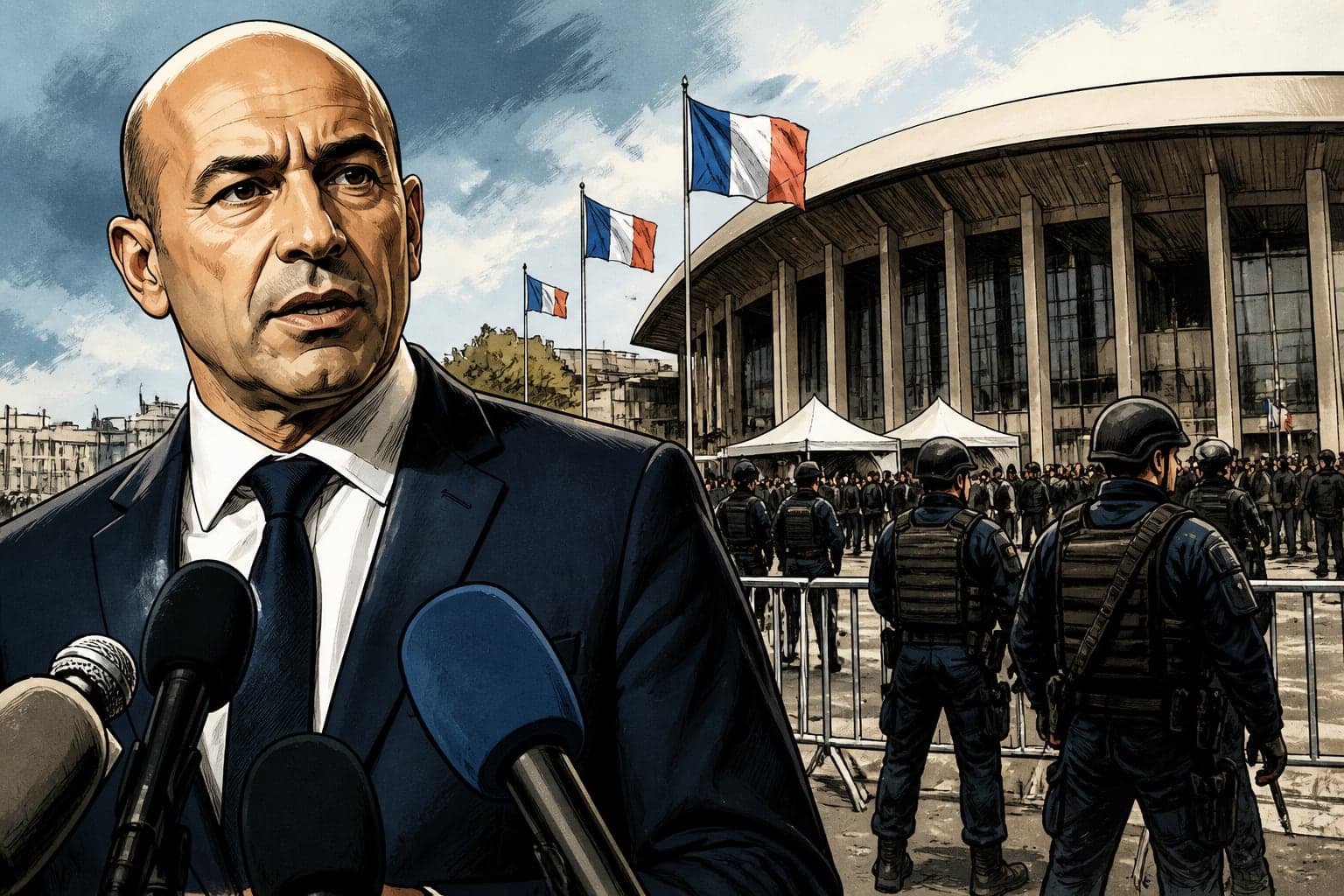 Congrès du RN à Orléans : haute tension et lourd dispositif de sécurité