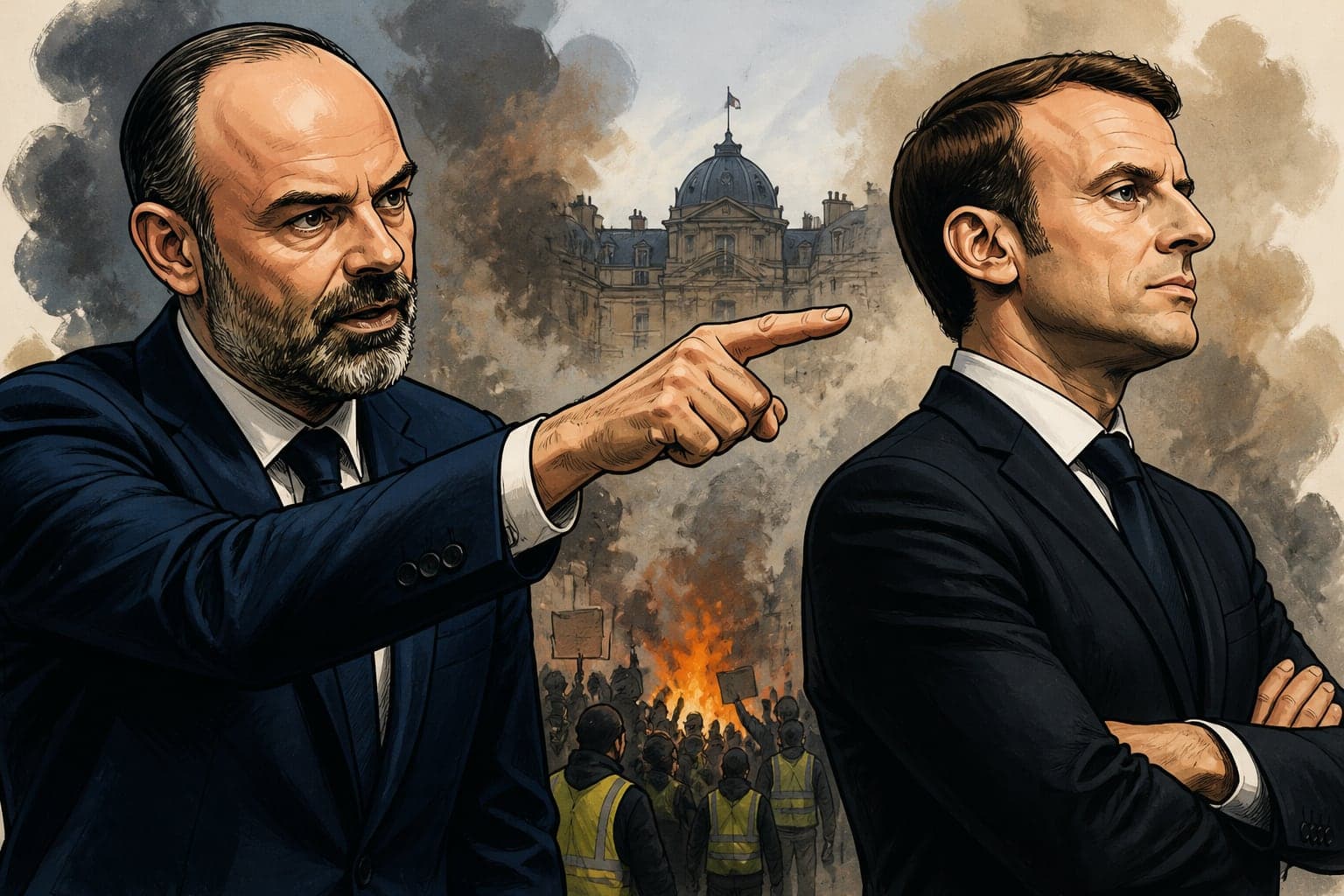 Édouard Philippe cible Emmanuel Macron en pleine crise intérieure