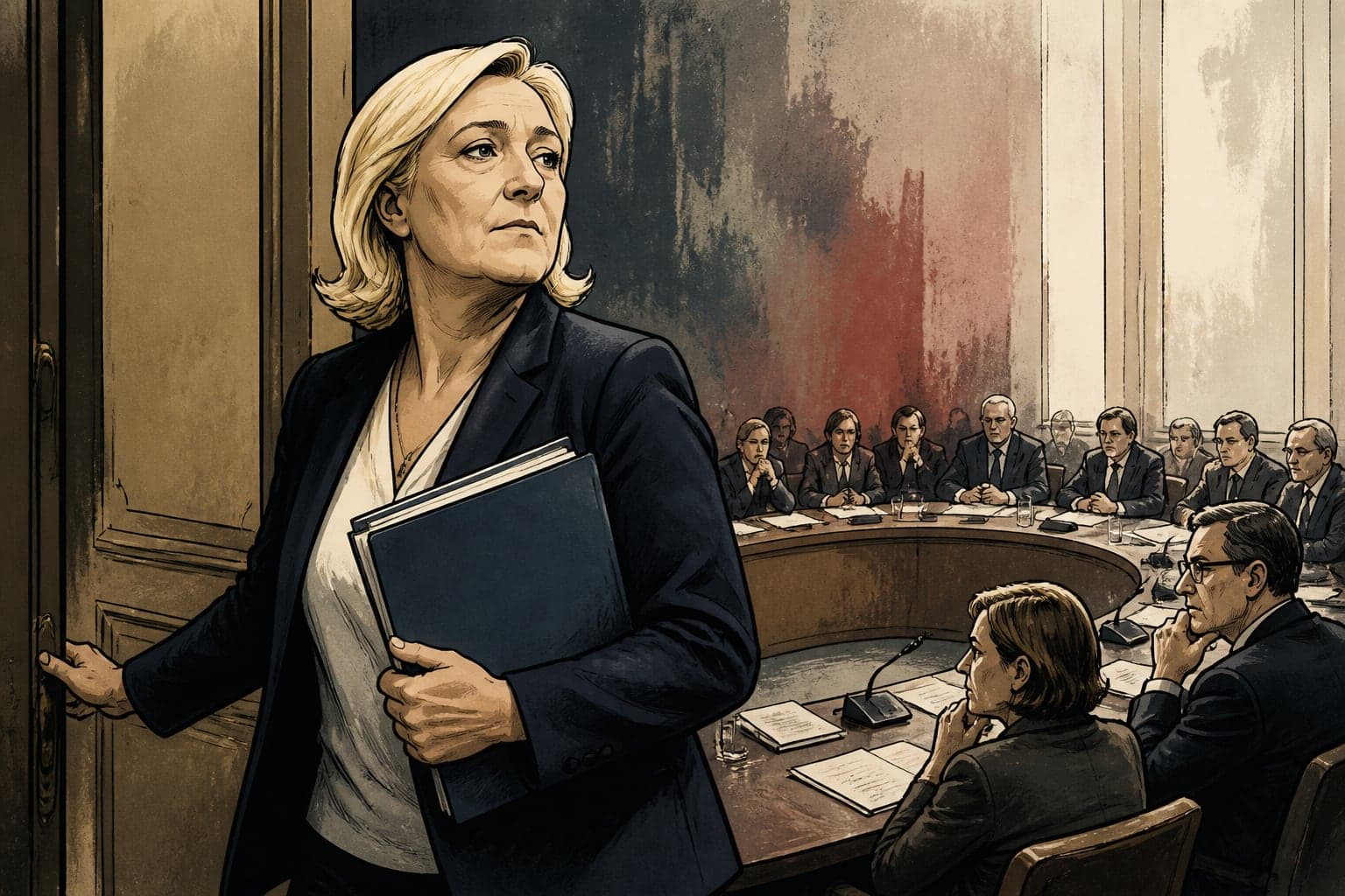 Marine Le Pen boycotte la commission d’enquête sur le 17 octobre