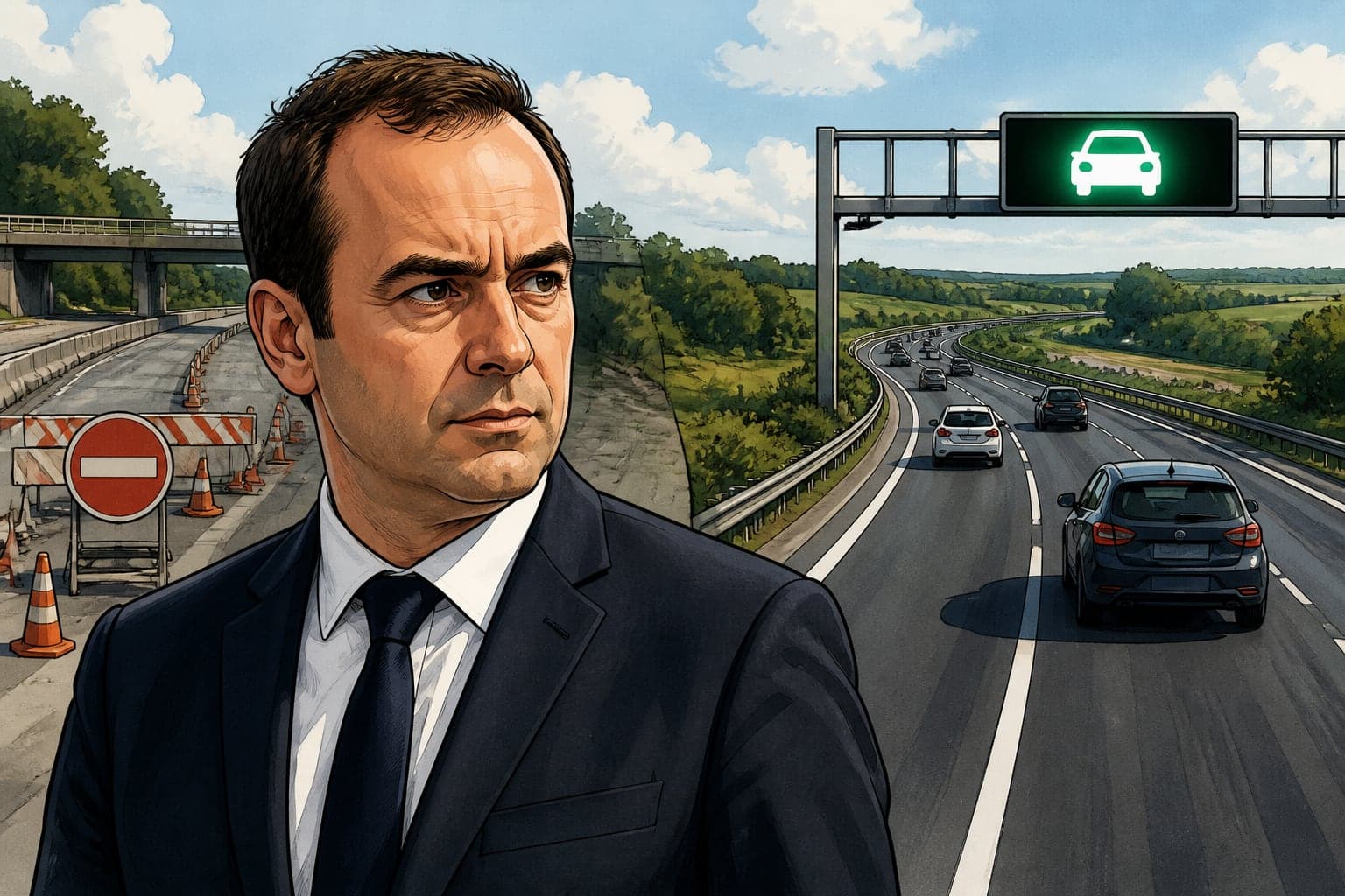 Fermeture de l'A13 : Lecornu rend l'A14 gratuite jusqu'en 2027