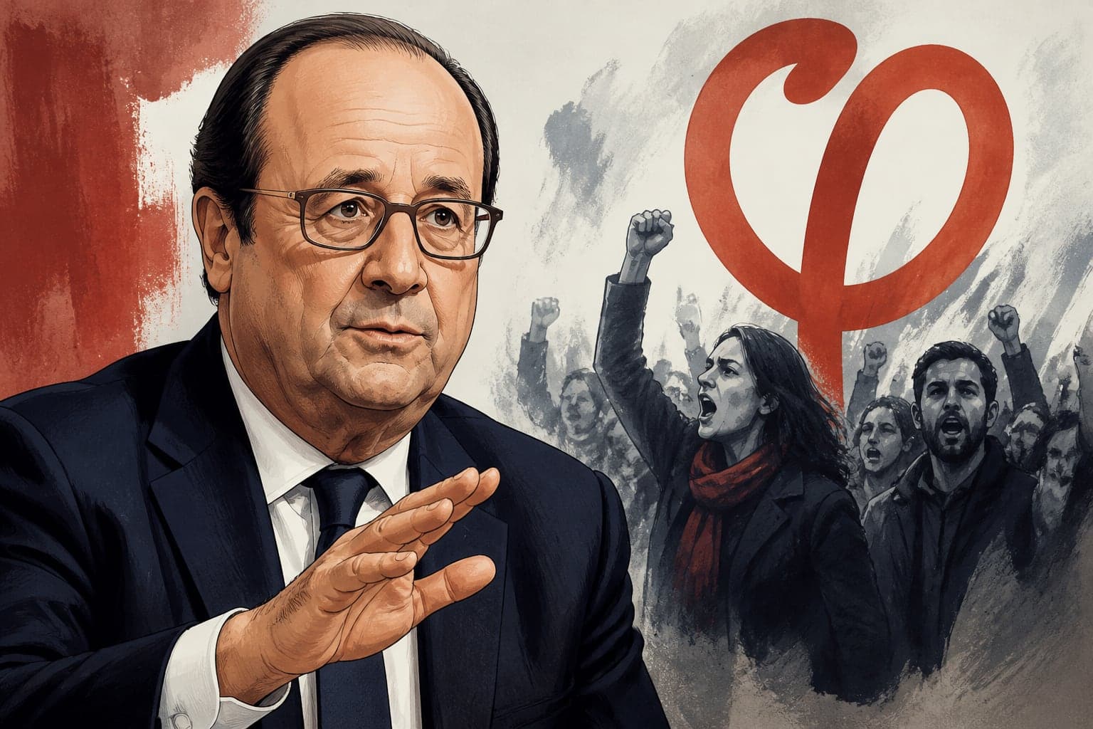 François Hollande appelle à ne pas faire une fixation sur LFI