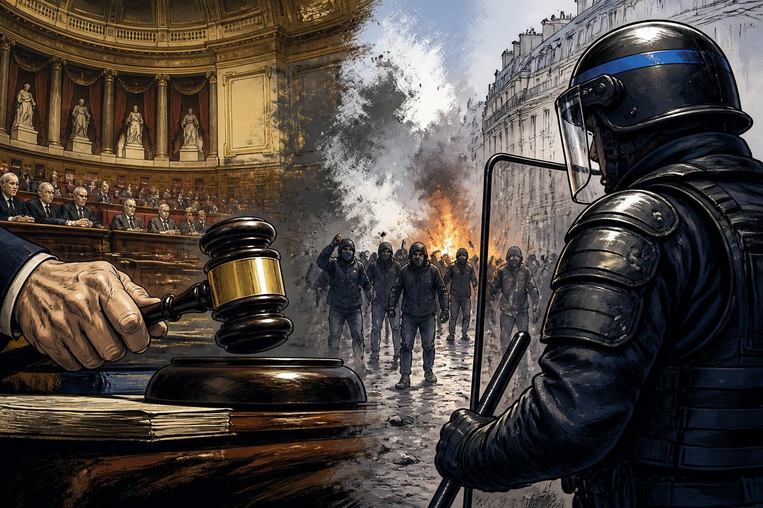 Loi « casseurs-payeurs » et interdictions de manifester : l'exécutif sous tension