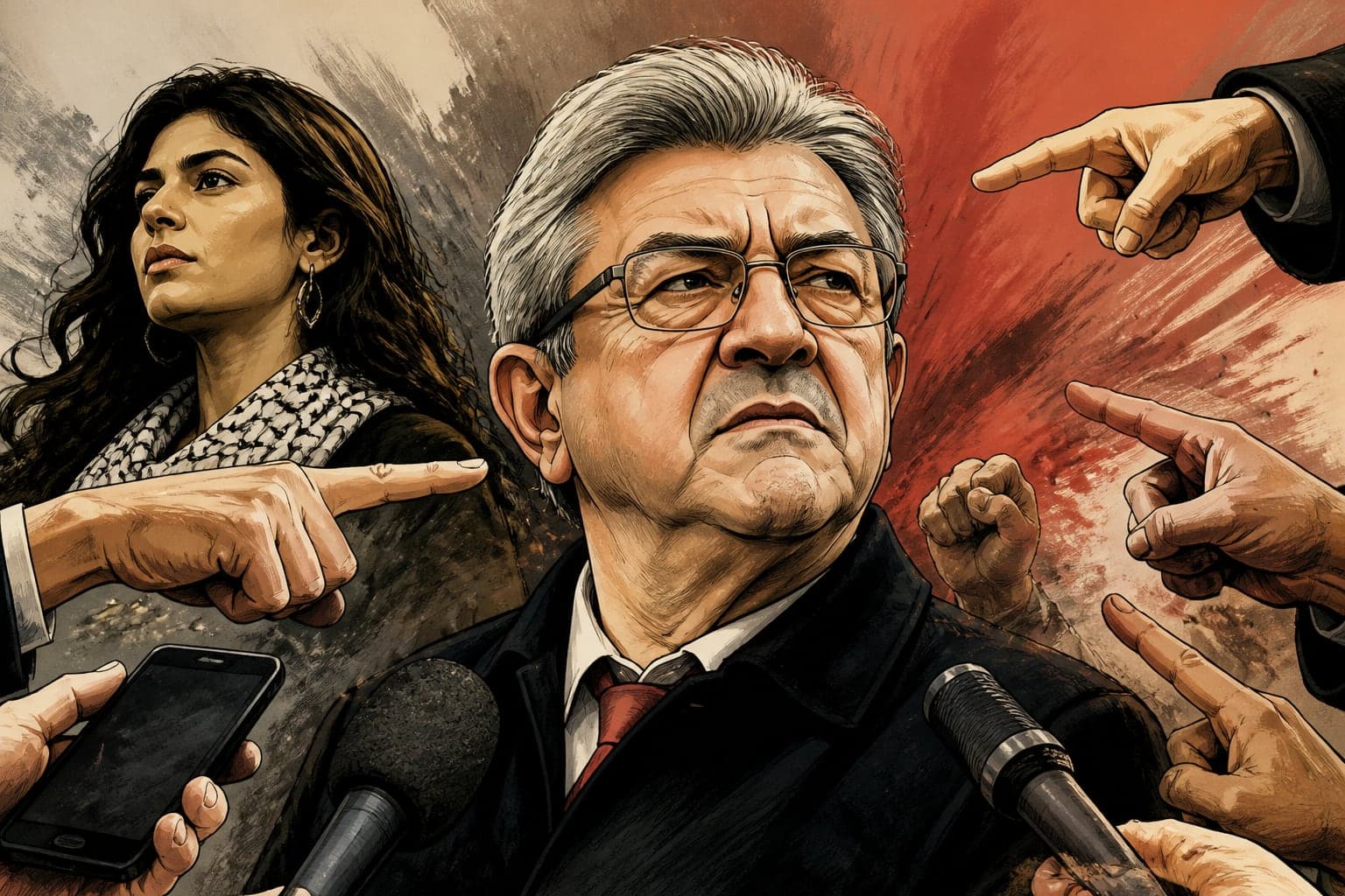 Affaire Rima Hassan : Jean-Luc Mélenchon sous le feu des critiques