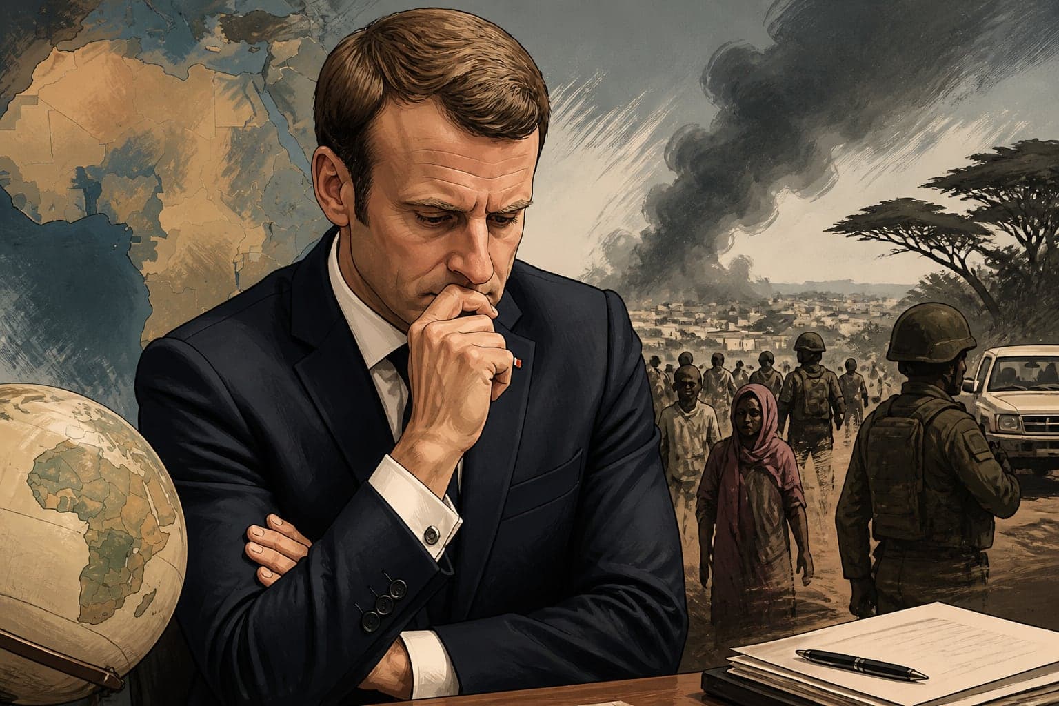 Emmanuel Macron reporte sa tournée en Afrique face aux crises