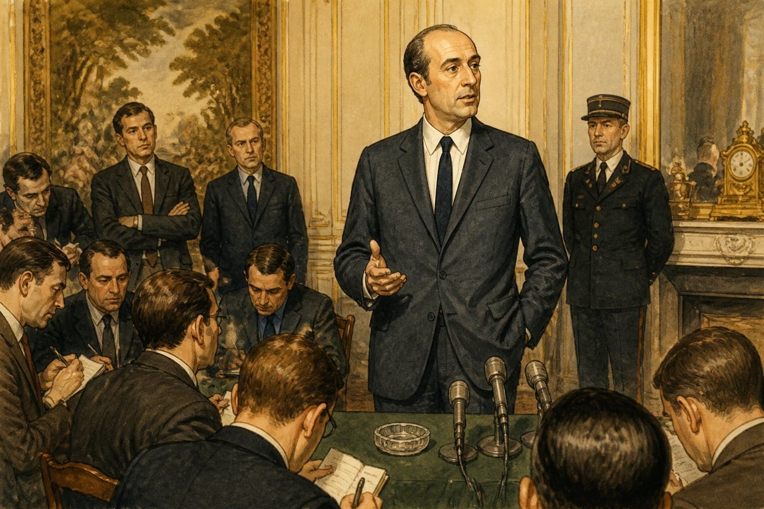 J-176 · Giscard d'Estaing annonce qu'il ne votera pas oui