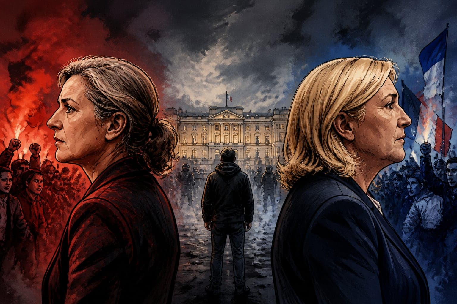 Face aux tensions de rue, LFI et le RN piégés par la polarisation