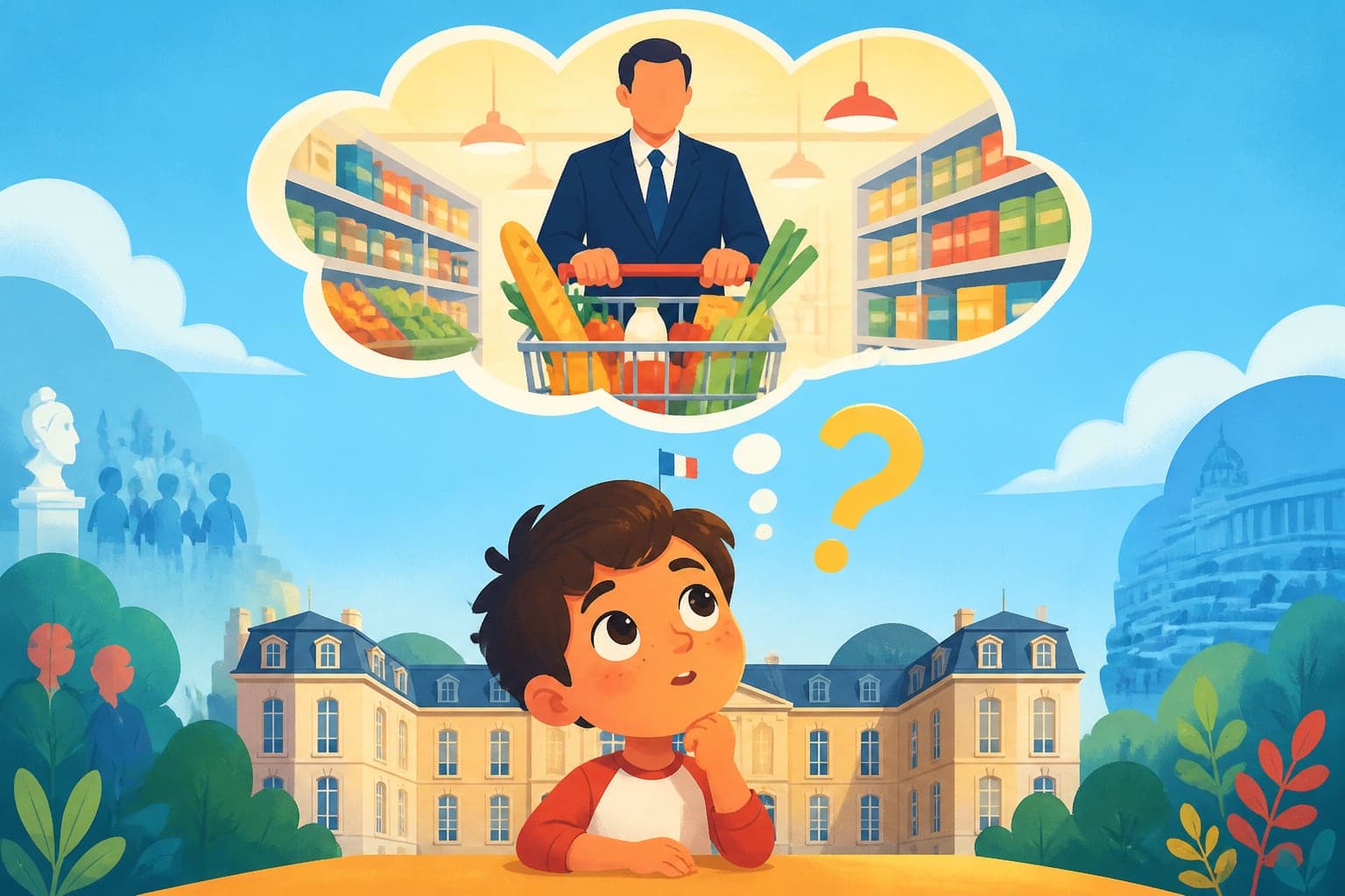 La petite question de Jade : Est-ce que le président fait ses courses ?