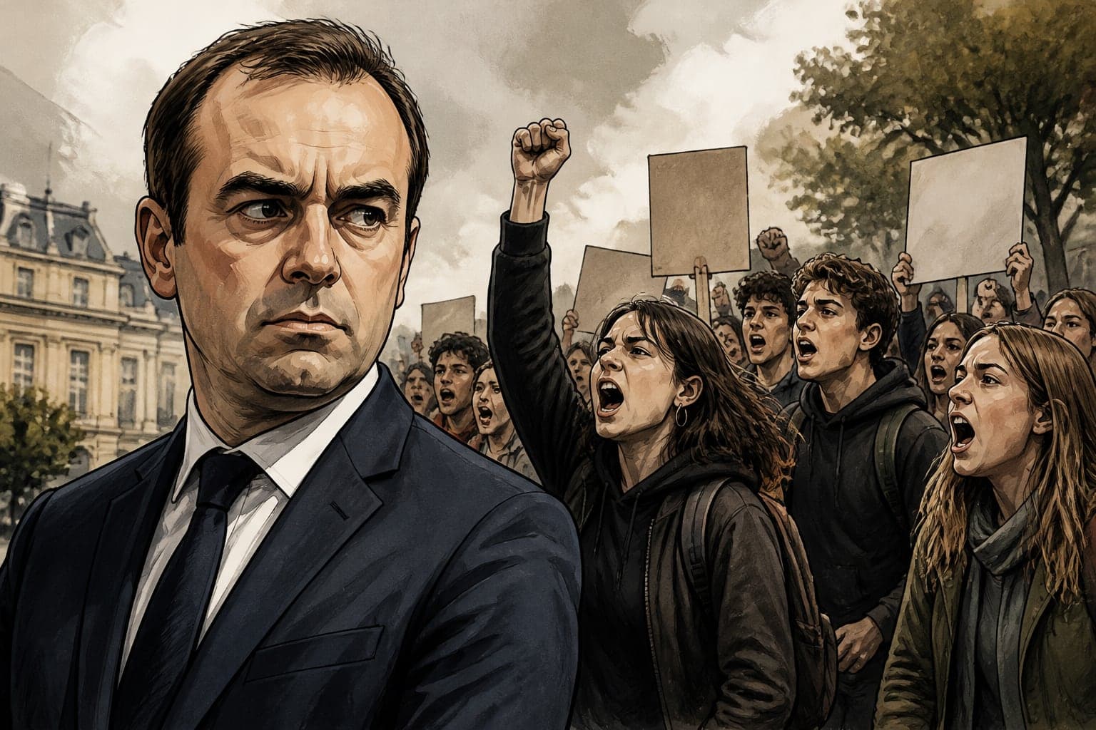 Lecornu face à la fronde lycéenne : la contestation se poursuit