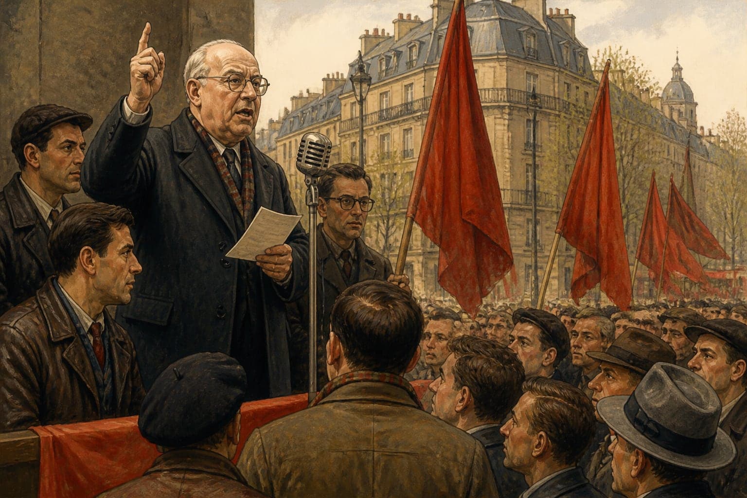 J-173 · Le PCF désigne Jacques Duclos, 72 ans