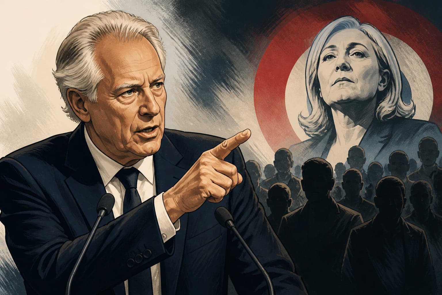 Dominique de Villepin cible la responsabilité du RN