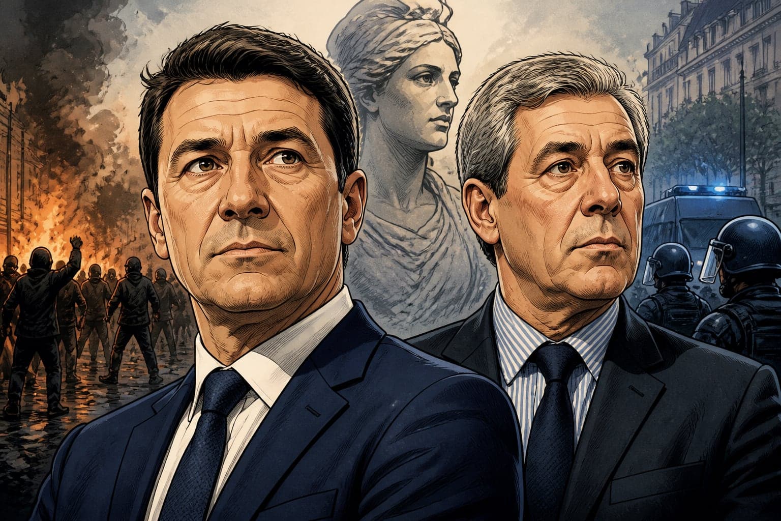 Face aux tensions, David Lisnard et Henri Guaino prônent l’ordre